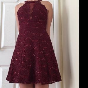 David’s Bridal Sequin Dress